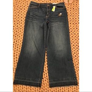 Dark Blue Wide Leg Jeans